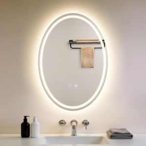 Nettlife espejos de baño transparente 50x3