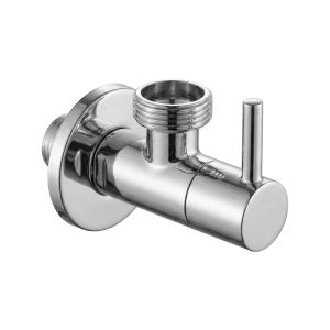 Rea válvula de escuadra 1/2" x 3/4" chrome , 7,1x5x6 cm