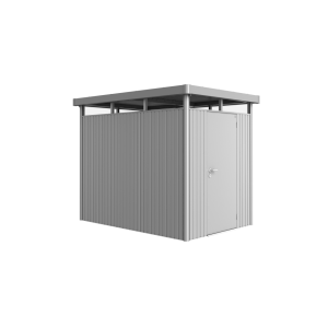 CASETA METALICA BIOHORT JARDIN HIGHLINE H1 COLOR GRIS CUARZO