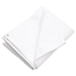 vidaXL lona hdpe blanco 260 g/m² 2x3 m