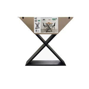 Pata de mesa rei p-914b.6071.18p | 570x60x712 mm | negro poro