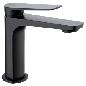 Monomando lavabo negro mate serie napoles