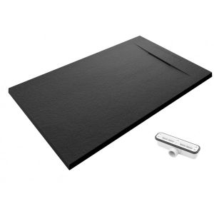 Plato de ducha 70x180 nilo negro ral 9005