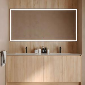 LEDimex - espejo 70x80cm LED antivaho tri-LED serie suiza