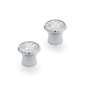 Pomo para mueble rei 943 | 28x28x23 mm | cromo brillo | 2 uds.