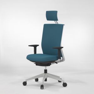 Actiu stay silla de escritorio aqua blue - con cabezal