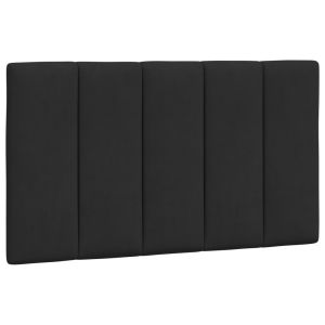 vidaXL cabecero de cama acolchado terciopelo negro 90 cm