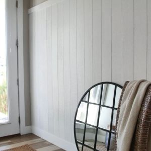 Arquiservi - Revestimiento pared PVC, Panel de Pared Blanco (2,65m2)