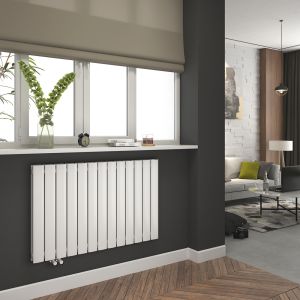 Emke radiador agua caliente acero plano doble capa blanco 63x100 cm