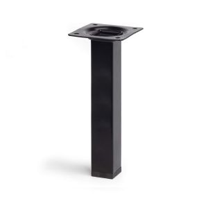 Pata de mesa rei 400g | 25x25x200 mm | negro | acero