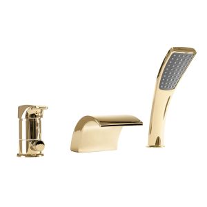 Rea grifo de bañera riven gold, 10x14x11 cm