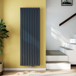 Emke radiador agua caliente acero plano doble capa antracita 180x62 cm