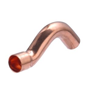 Conector de cobre para soldar ø22 tipo 'salta tubo clarinete reducido' .