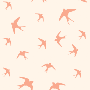 Papel pintado animal gaviotas rosas 60cm por 300cm