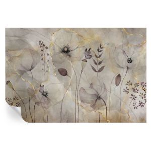 Murales autoadhesivos flores delicadas 104x152 tulup