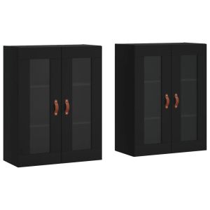 Conjunto de 2 armarios decorativos de pared diseño moderno