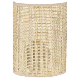 Lámpara de pared demitrie ratán natural