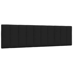Cabecero de cama acolchado tela negro 180 cm eso3281