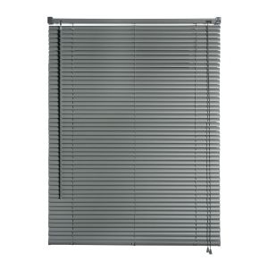 Storesdeco|persianas venecianas de vinilo con cordón gris 75x160