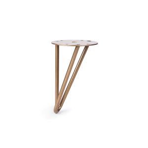 Pata para mueble rei 951 | 100x100x160 mm | bronce | acero