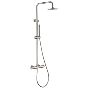 Conjunto ducha monomando genova níquel cepillado [ imex® ]