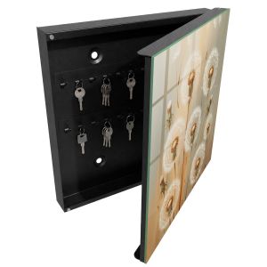 Guardallaves decorativo 30x30x5, apertura derecha tulup