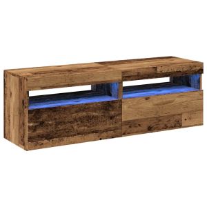 Conjunto de 2 muebles para tv con luces LED