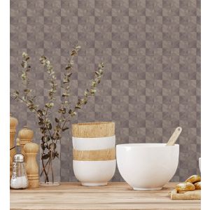 Papel pintado gaulan  lavable ligeramente metalizado con textura 10.6m²