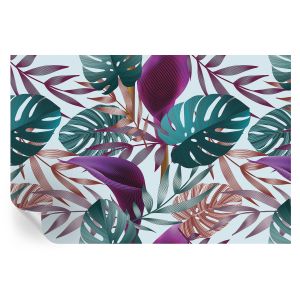 Papel pintado autoadhesivo composición tropical 104x152 tulup