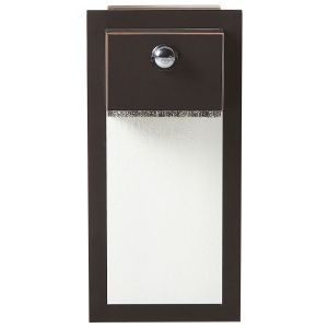 Lámpara de pared LED para exterior elliot con sensor de movimiento negro