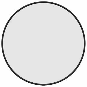 vidaXL espejo de pared redondo negro ø 40 cm