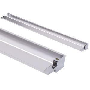 Rea toallero evo chrome, aluminio, 120x12,5x120 cm