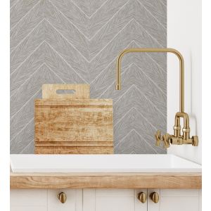 Papel pintado gaulan  lavable de espigas en relieve con  10.6m²