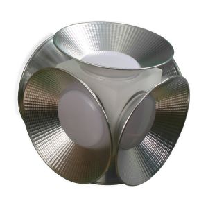 6x bombilla LED E27 40w luz fría 6000k, forma campana industrial