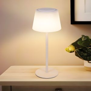 Nettlife lámpara de mesa LED blanco 13x13 4w