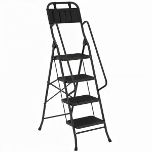 Escalera plegable 50x83x157.5 cm acero Homcom