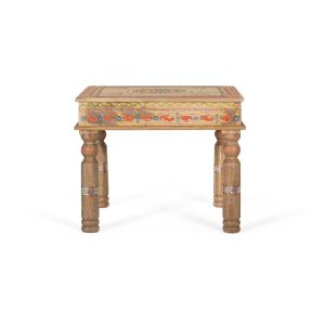 Mesa de centro de madera de mango en color multicolor 58 cm