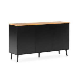 Aparador desi 3 puertas color negro