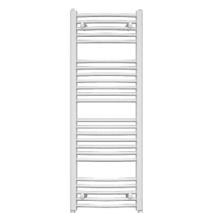 Radiador toallero curvo blanco 122x45cm / 479w(dt=50k) / baño hasta 8 m2