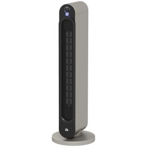 Calefactor de torre 25x25x73.5 cm abs color gris Homcom