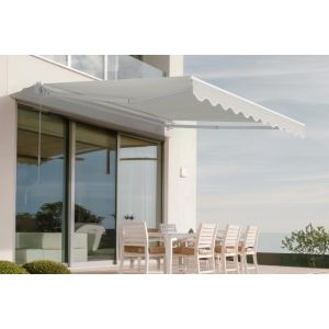 Toldo monobloque blanco vecchio 3m x 2,5m lona beige