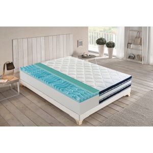 Colchón 120x200 viscoelástica 27 cm de altura 6 cm viscoelastica 9 zones