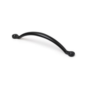 Tirador para mueble rei 1125 | cc 160 mm | negro mate | 10 uds. | zamak