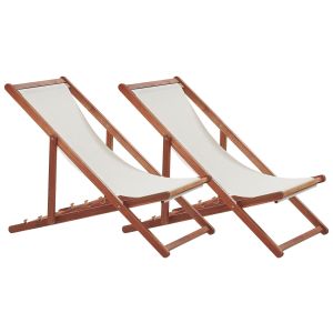 Tumbona blanco crema anzio