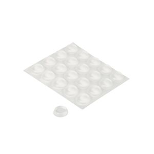 Tope de mueble rei 32 | 13x4 mm | transparente | 20 uds. | plástico