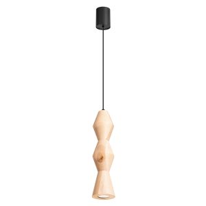 Lámparas colgantes kubbe mediana r madera natural madera - haya 10x200x10cm