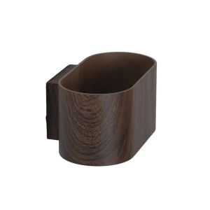 Aplique interior efecto madera g9 luz arriba abajo