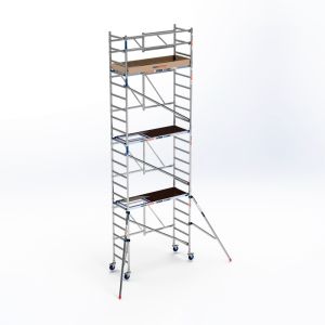 Andamio plegable Xtrem 75x190 7,50 m at estabilizadores y rodapié