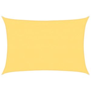 vidaXL toldo de vela beige hdpe 160 g/m² 4x5 m