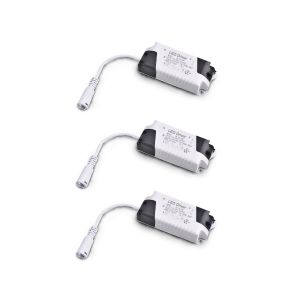 Pack x3 driver para foco downlight LED 15w-18w dc